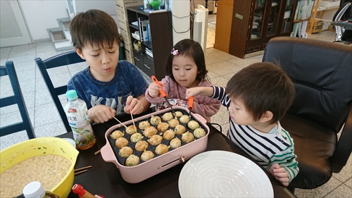 4日・BBQ＆たこ焼きパーリー！